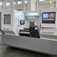 Torno CNC Horizontal Automático CK6163 de 2 Ejes, de Alta Resistencia, con un Solo Husillo, Longitud de Trabajo Personalizable, Directo de Fábrica