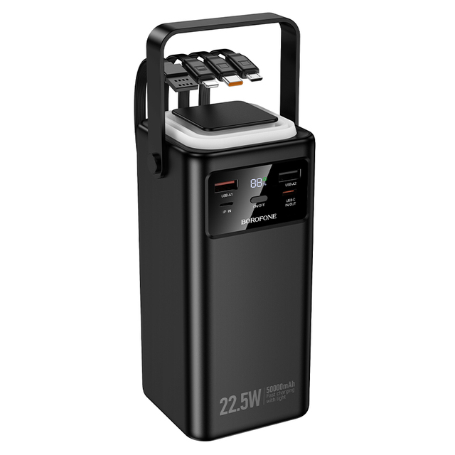BOROFONE BJ65A High 22.5W+PD20W+four-cables Power Bank (50000mAh)