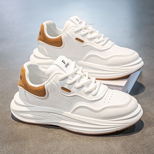 Chaussures pour hommes, chaussures de sport décontractées en maille respirante pour l'été, chaussures tendance à semelle épaisse pour augmenter la taille, pour étudiants - Product Image 3