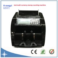 Compteur de billets AL-6100 multidevises Dollar Euro Dollar de Hong Kong Ringgit malaisien Baht thaïlandais Peso Lire Monnaies africaines