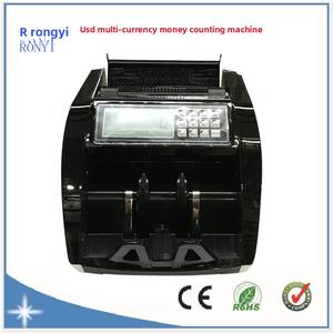 Compteur de billets AL-6100 multidevises Dollar Euro Dollar de Hong Kong Ringgit malaisien Baht thaïlandais Peso Lire Monnaies africaines - Product Image 2