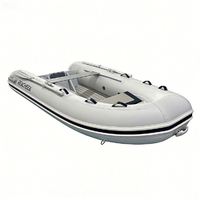 Bateau pneumatique rigide de 290 cm avec coque en aluminium, capacité 4 personnes, Achilles Hypalon avec rangement avant, luxe, fabrication chinoise OEM ODM