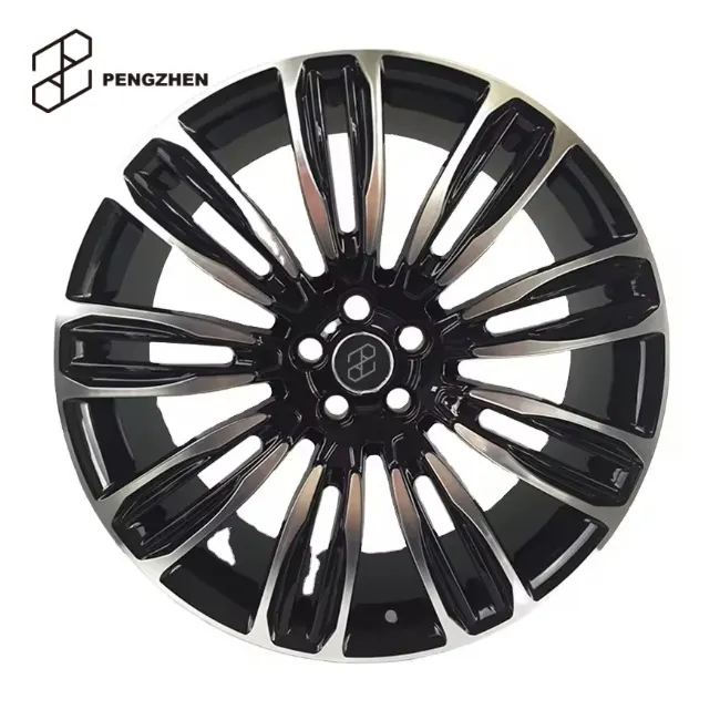 Pengzhen-llantas de aluminio forjado para Land rover, Color negro brillante, 18 ", 20", 5x108, SUV