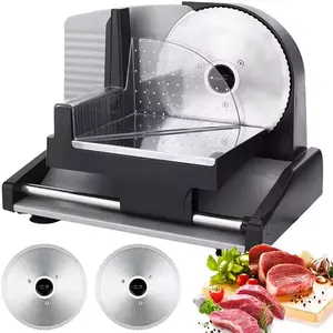 Hot bán nhà bếp thực phẩm Slicer có thể gập lại điện Deli thực phẩm Slicer không xương tươi thịt Slicer cho nhà