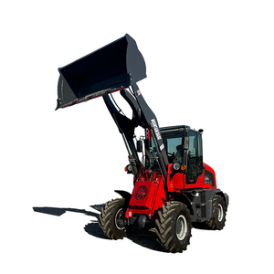 2025 पृथ्वी-चलती मशीनरी लोडर मिनी 4x4wd व्हील फार्म डीजल एपा इंजन लोडर - Product Image 5