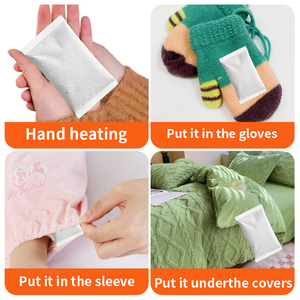 Parche calentador de manos autocalentable desechable para equipo térmico natural de invierno con activación de paquetes de calor de bolsillo - Product Image 5