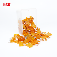 10 fusibles standard, 5A, 7.5A, 10A, 15A, 20A, 25A, 30A, 35A, 40A, 32V, fusibles en plastique colorés pour voiture, SUV, camping-car, moto, bateau, camion