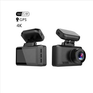 4K 1080P Enregistrement Wifi Smart Car <span class=keywords><strong>Dash</strong></span> <span class=keywords><strong>Cam</strong></span> 2.45 pouces DVR Dashboard Camera Noir Vehicle Box Night Vision - Product Image 4