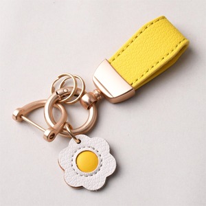 Creative Handmade Fashion Fruit Strawberry Orange Leather Light Keychain Back School High Quality <b>Cute</b> <b>Keyrings</b> Decoration Bag - Product Image 6