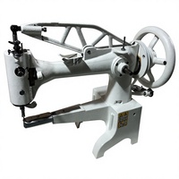 Machine à coudre industrielle à point noué à bras cylindrique et alimentation unisexe, haute vitesse, pour la réparation de chaussures en usine