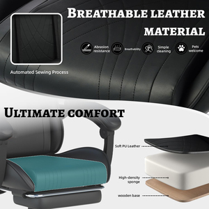 AJUNION Sedie da <span class=keywords><strong>Gaming</strong></span> Premium di Grandi Dimensioni, Design Moderno, Sedia da Computer Reclinabile di Lusso con Poggiapiedi, Produzione OEM ODM - Product Image 4