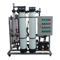 Système de purification d'eau contrôlé par PLC 250L/H avec filtre à membrane d'ultrafiltration Garantie 1 an