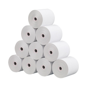 กระดาษปริ้นเตอร์ความร้อน 57x50 มม. 80x80 มม. แบบชั้นเดียว ความยาวพิเศษ สำหรับเครื่องชั่งซุปเปอร์มาร์เก็ตและร้านอาหาร - Product Image 3