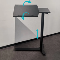 Table de lit d'hôpital moderne pour patient, hauteur réglable, roulettes dissimulées, plateau en fer, pour salle à manger, chambre, atelier, bureau
