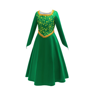 Nuovo film d'animazione Shrek <span class=keywords><strong>vestito</strong></span> Cosplay per bambini <span class=keywords><strong>Fiona</strong></span> principessa Costume di Halloween con tuta mantello adulti festa di natale - Product Image 4