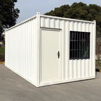 Casa Container Prefabbricata di Lusso 20ft 40ft in Legno e Acciaio con Pannelli Sandwich per Uso Alberghiero, Design Smontabile a Basso Costo