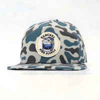 OEM Custom Rubber PVC Patch Logo Camo Waterproof Polyester Sport Golf Hat Laser Cut Perforated Rope Baseball Cap for Golf Sports