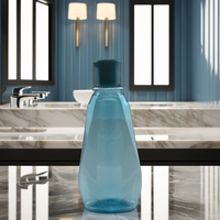 Bouteille de rince-bouche de scellant sérigraphié en plastique PET de luxe de 200ml avec bouchon à vis