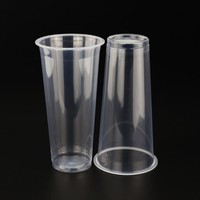 Vaso de Plástico para Café con Tapa, 12 oz, 16 oz, 32 oz, con Tapa Negra, para Refrescos, Vasos Altos para Bebidas con Pajita, para Bebidas Heladas y Cócteles