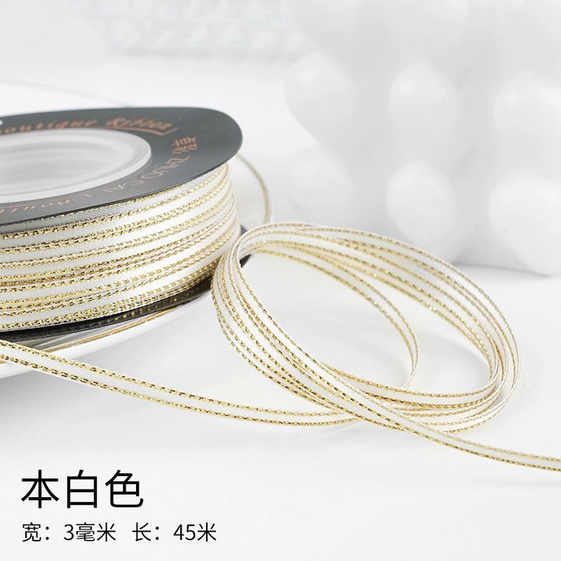 Blanc naturel 3 mm de largeur et 50 mètres