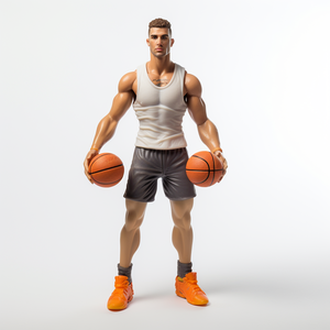 ของเล่นพีวีซีการ์ตูนนักกีฬาสแลมดังก์ของเล่นฟิกเกอร์แอ็กชันฟิกเกอร์สะสมดาวกีฬาสั่งทำ3D - Product Image 1