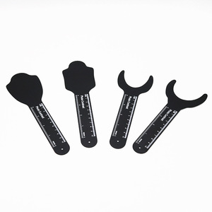 แผ่นพื้นหลังสำหรับถ่ายภาพทางทันตกรรม ขนาด 10 ซม. สีดำ อุปกรณ์เปรียบเทียบภาพถ่ายช่องปาก สำหรับบันทึกข้อมูลฟัน - Product Image 2