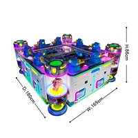 Choix de qualité Fun monnayeur améliore la coordination Handeye attraper du poisson fou petit pêcheur Machine de jeu vidéo
