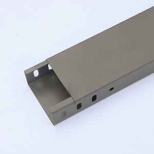 Fireproof Cable Tray <b>Spray</b> Coated Steel Wire Management Trough System Industrial Electrical Wiring Duct Support - Product Image 1