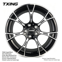 Jantes en alliage forgé sur mesure TXING OEM 17 18 19 20 21 22 pouces 6061 T6 5x112 5x114.3 5x120 concaves pour voitures particulières BMW 789M