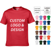 Camiseta de Alta Calidad Directamente de Fábrica, 60% Algodón, 40% Poliéster, Impresión de Logotipo Personalizado, Unisex