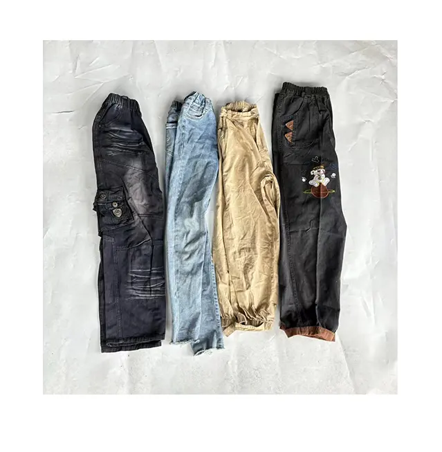 Мужские хлопковые брюки от производителя ukay Say second-hand одежда тюки от Великобритании 45-50 кг