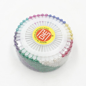 Colorful Beaded <b>Pins</b> 40 Pcs Disc Shape Stainless Steel Durable <b>Sewing</b> <b>Pins</b> Made In China - Product Image 1