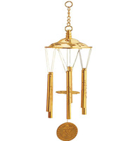 Grande taille 3.5 pouces 6pcs Carillon éolien Mystic Knot