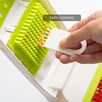 Nieuwe Aanwinst Smile Mom Plastic Handheld Keukenhulpjes Multifunctionele Groente- en Fruit Snijder Ui- en Aardappel Snijder