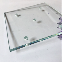 Verre flotté trempé finition polie solide, design moderne, pour cloisons, fenêtres, portes, murs rideaux, marches d'escalier, salon et salle à manger