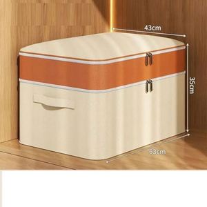 <b>Large</b> Capacity Non-Woven Double-Layer Foldable Durable Eco-Friendly Vacuum Compression Moving <b>Bag</b> Classic Organizer for <b>Storage</b> - Product Image 5