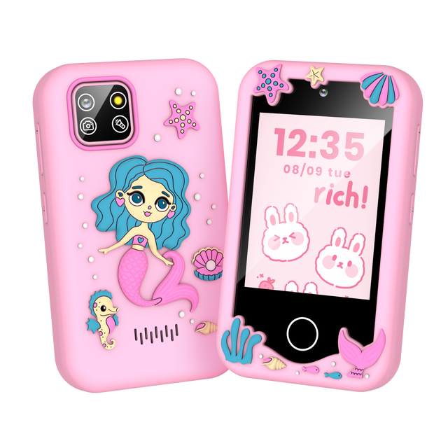 XA50 Kids Smart Touchscreen Phone 2.8 IPS Display HD Dual Camera for Study & Games Gift for Boys & Girls 4+