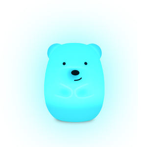 Noël noir vendredi cadeau personnalisé Silicone bébé ours veilleuse dessin animé forme LED <span class=keywords><strong>lampe</strong></span> de chevet doux sûr enfants <span class=keywords><strong>lampe</strong></span> - Product Image 2