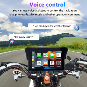2025 Moniteur de moto à écran tactile HD amélioré de 7 pouces avec navigation et connectivité améliorées Carplay et Android Auto - Product Image 2