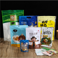 Sachet Doypack en plastique refermable, autoportant, recyclable, imprimé en héliogravure, avec trois soudures latérales et revêtement en aluminium pour emballage alimentaire