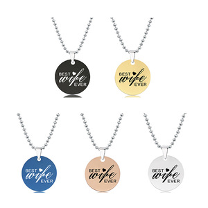 Collar de acero inoxidable <span class=keywords><strong>para</strong></span> el día de la madre, regalo de Navidad <span class=keywords><strong>para</strong></span> el día de la madre - Product Image 6