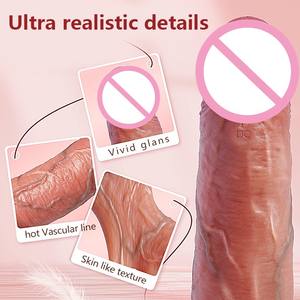 Vibrierender Kondom-Penishüllen-Vibrator Sexspielzeug zur Penisvergrößerung Medizinisches Weiches Silikon-Dildo-Verstärker für Männer - Product Image 4