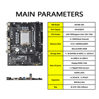 NEUES H610 Wifi Micro-ATX-Mainboard unterstützt CPU DDR4 2133-3200MHz RAM NVME & NGFF M.2 SATA 3.0 SSD H610 Motherboard der 12. bis 14. Generation