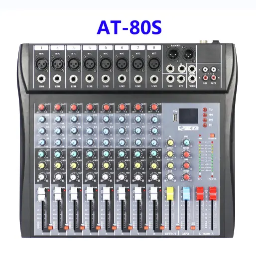 YATAO amplificatore console verde genesis m nuovo mixer digitale audio usb a 8 canali