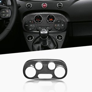 Shasha automatique en Fiber de carbone véritable accessoires intérieurs couverture Clima pour Fiat <span class=keywords><strong>Abarth</strong></span> 500 Type Kits intérieurs - Product Image 5