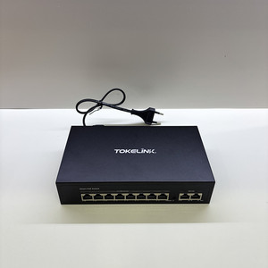 Factory Direct Price 8*10/100Mbps <b>PoE</b> 2Uplink Network Ethernet <b>Switch</b> for Hotel, Mall & Public WiFi - Product Image 2