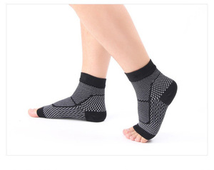 Chaussettes sans orteil à manches de compression pour hommes et femmes pour la fasciite plantaire et le soutien de la voûte plantaire Logo personnalisé - Product Image 2
