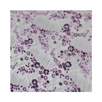 Style européen américain nouveau Sequin empilé brodé maille Base tissu robe Performance vêtements perle Tube pour Textile à la maison