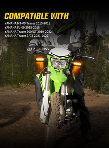 Para <span class=keywords><strong>Yamaha</strong></span> <span class=keywords><strong>Tracer</strong></span> 900/GT 2019-2022, accesorios de motocicleta, indicador LED intermitente para <span class=keywords><strong>Yamaha</strong></span> <span class=keywords><strong>MT</strong></span>-01, señal de giro LED de <span class=keywords><strong>MT</strong></span>-07 - Product Image 6