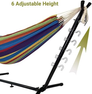 Cama <span class=keywords><strong>hamaca</strong></span> colgante ajustable con soporte para sala de estar, parque, hospital, cocina o baño para yoga aéreo - Product Image 6